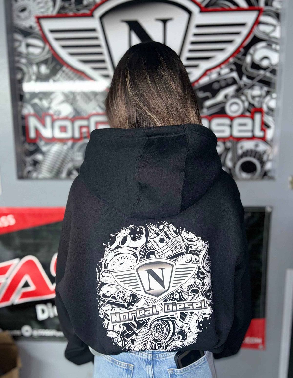 NORCAL DIESEL BLACK HOODIE - Norcal Diesel – Norcal Diesel